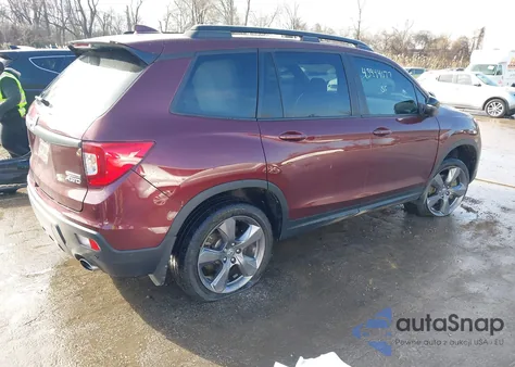 2021 Honda Passport Awd Touring z USA, uszkodzony, nr VIN 5FNYF8H99MB018720